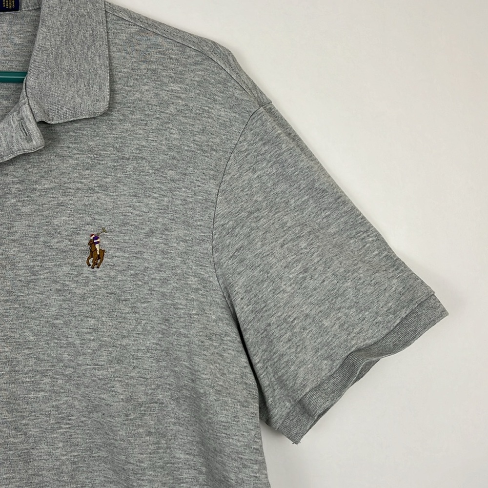 Men’s Polo Ralph Lauren shortsleeved Classic Fit in gray size M - Picture 3 of 5